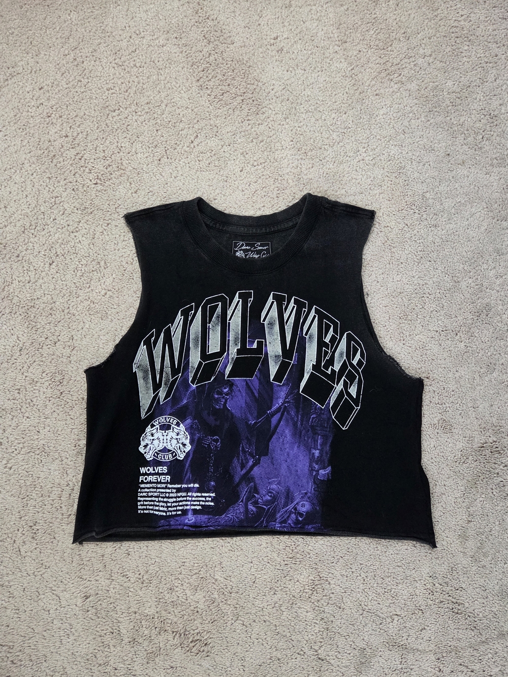 Darc Sport Graphic Print Muscle Tee Size Xs